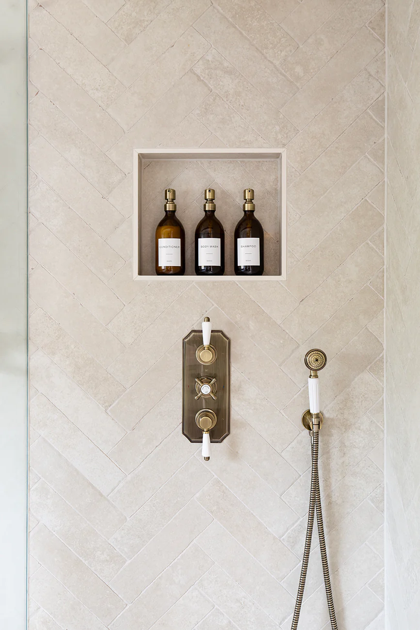 Alnwick Ivory Rustic Edge Porcelain Brick Tiles - Image 4