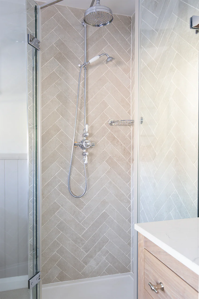 Alnwick Ivory Rustic Edge Porcelain Brick Tiles - Image 8