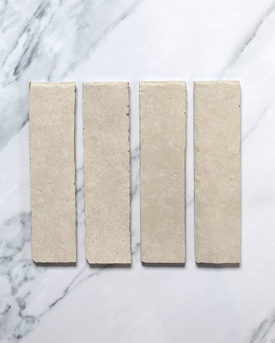 Alnwick Ivory Rustic Edge Porcelain Brick Tiles - Image 9