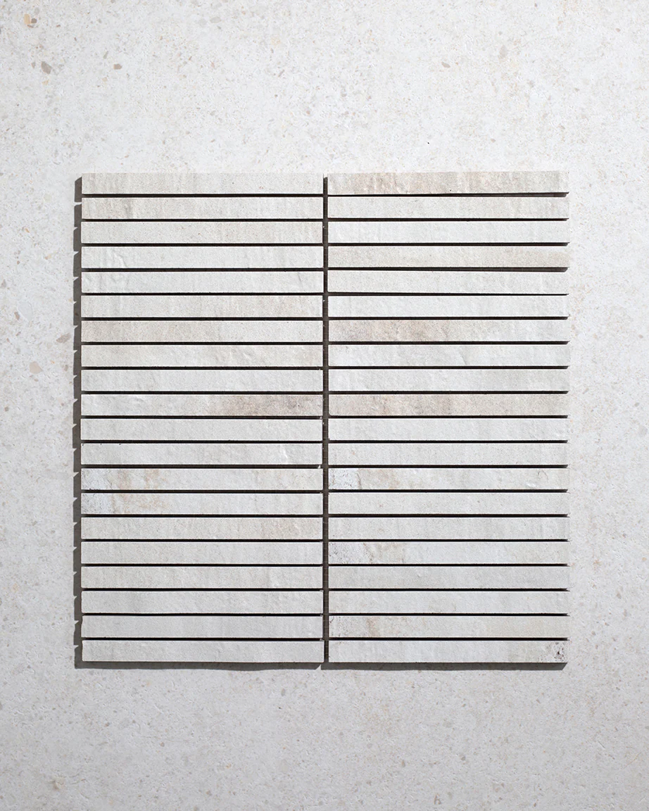 Artisan White Stick Mosaic Tiles