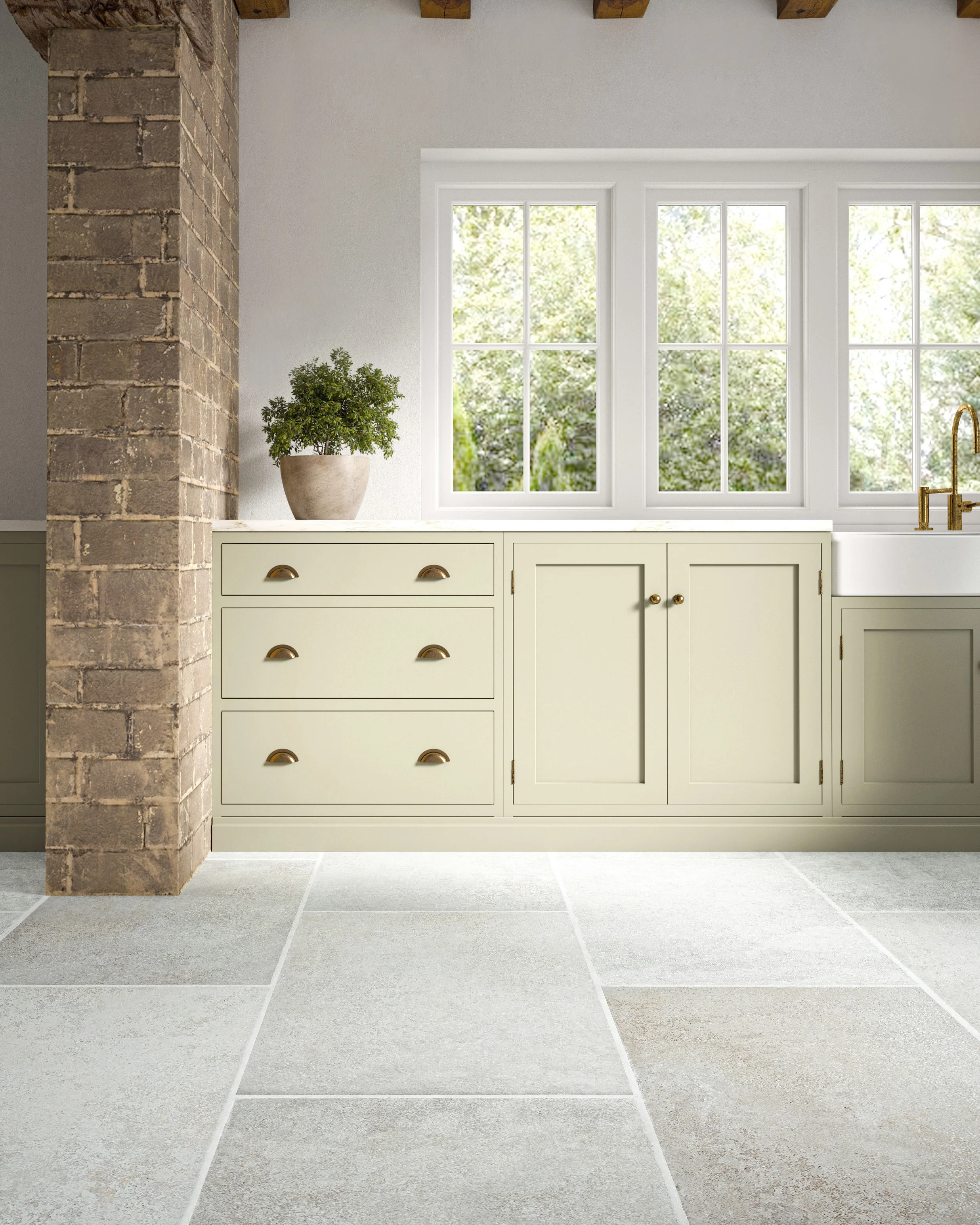 Bayonne Light Rustique Stone Effect Porcelain Tiles - Image 9