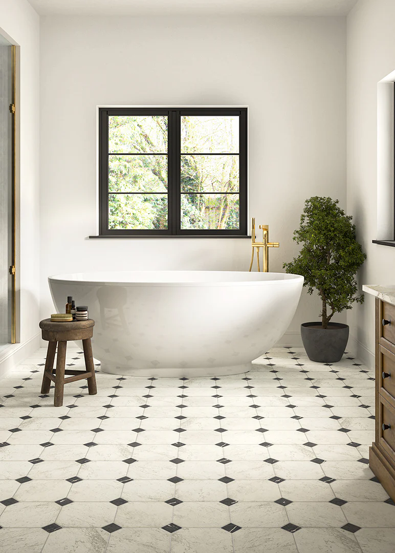 Berrittini Manoir Marble Effect Porcelain Tiles - Image 12