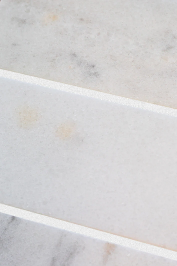 Carrara Bianco Honed Marble Metro Tiles - Image 4