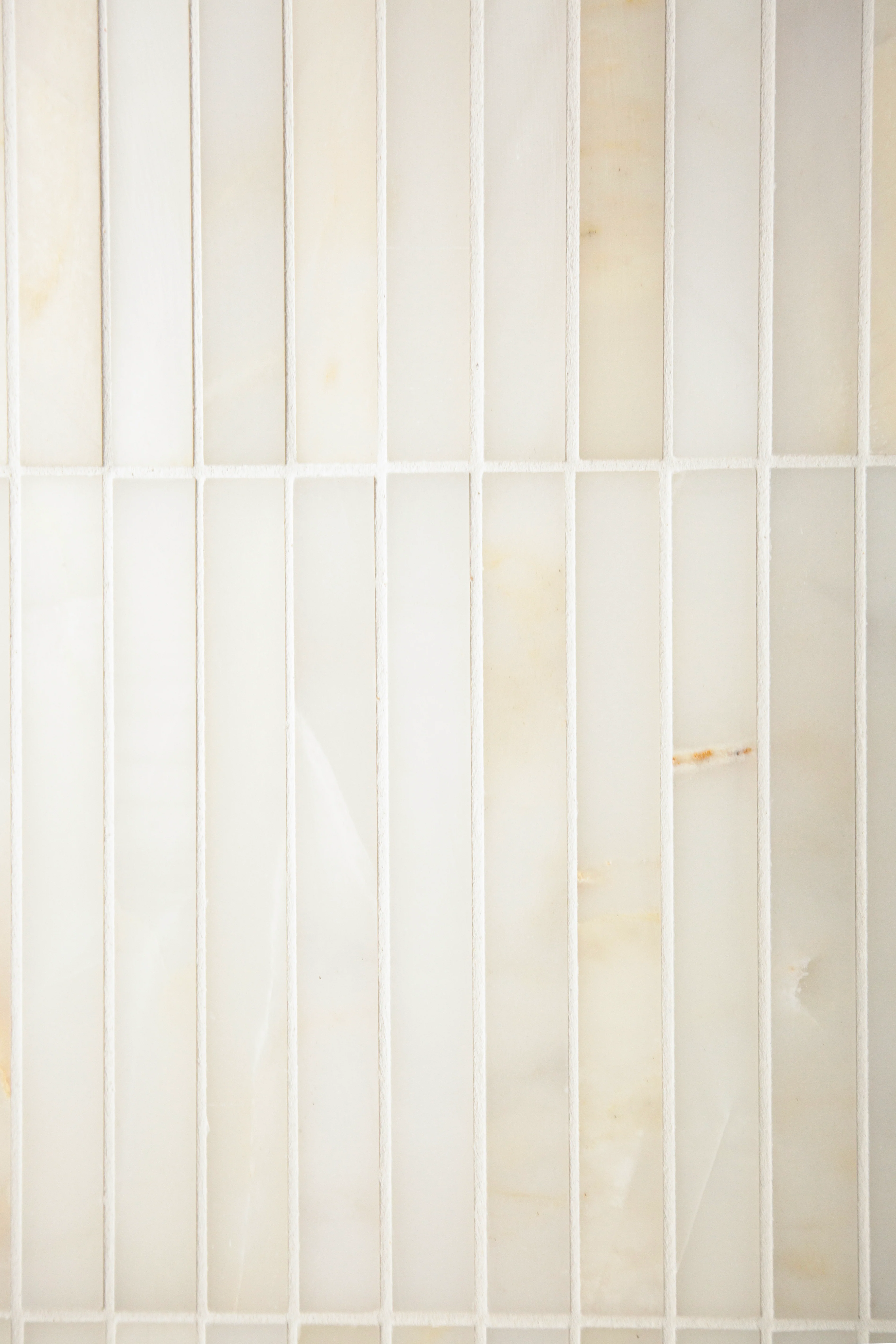 Carrara Oro Honed Marble Stick Mosaic Tiles - Image 2