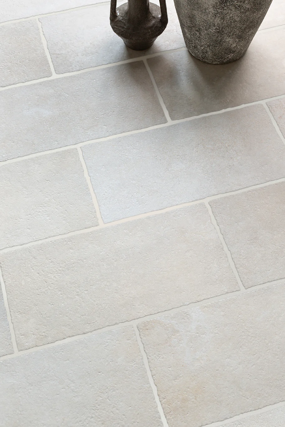 Castello Ivory Tumbled Porcelain Tiles