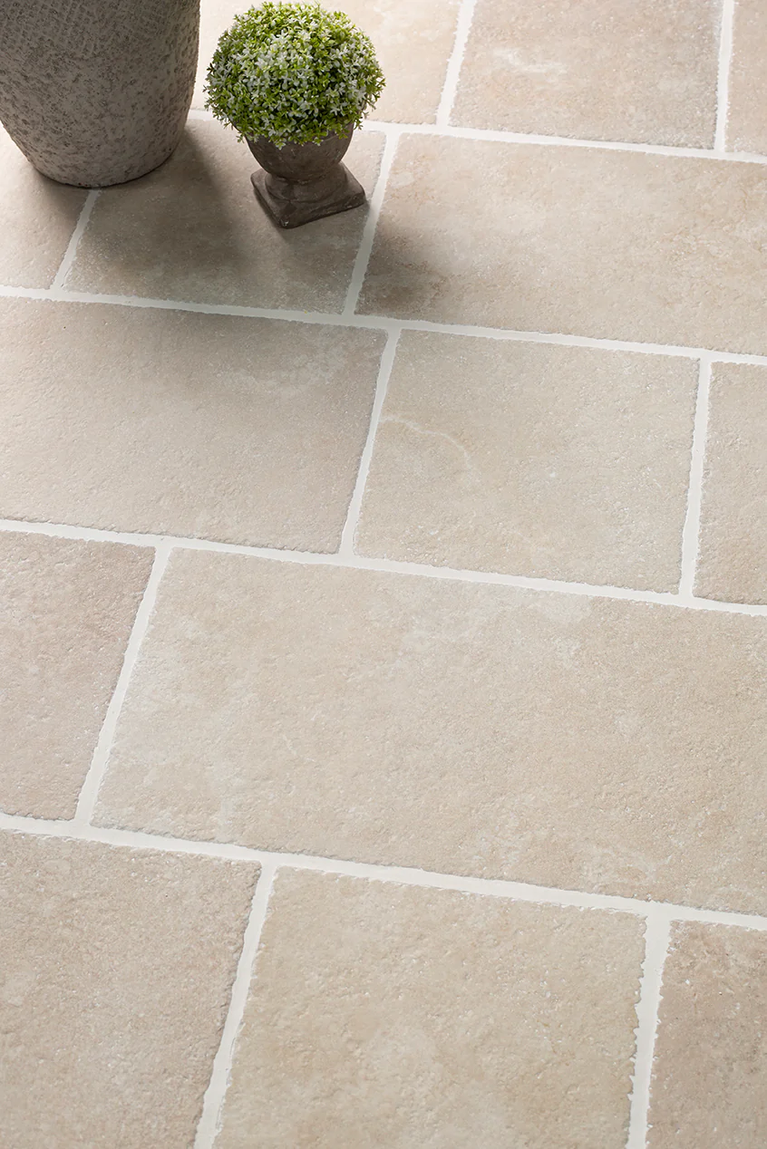 Castello Sand Tumbled Porcelain Tiles - Image 4