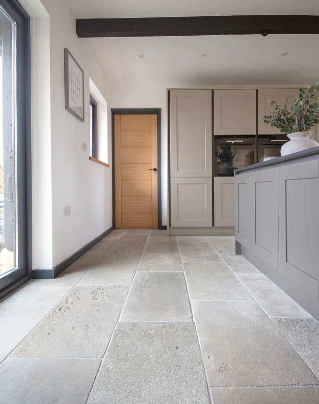 Clermont Gris® Aged Tumbled Limestone Tiles - Image 10