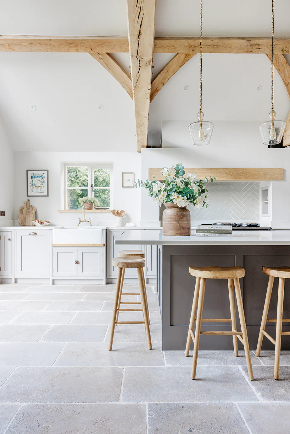 Clermont Gris® Aged Tumbled Limestone Tiles - Image 6