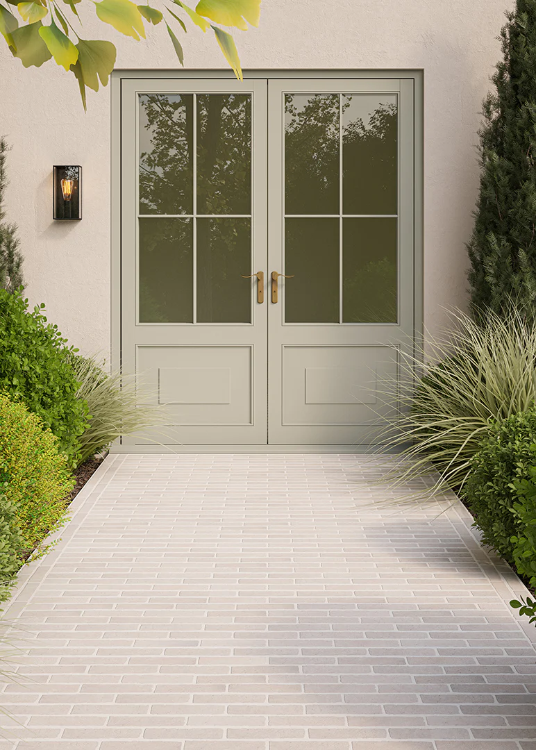 Dijon Rendition® by QS Rustic Edge Porcelain Herringbone Cobbles - Image 3