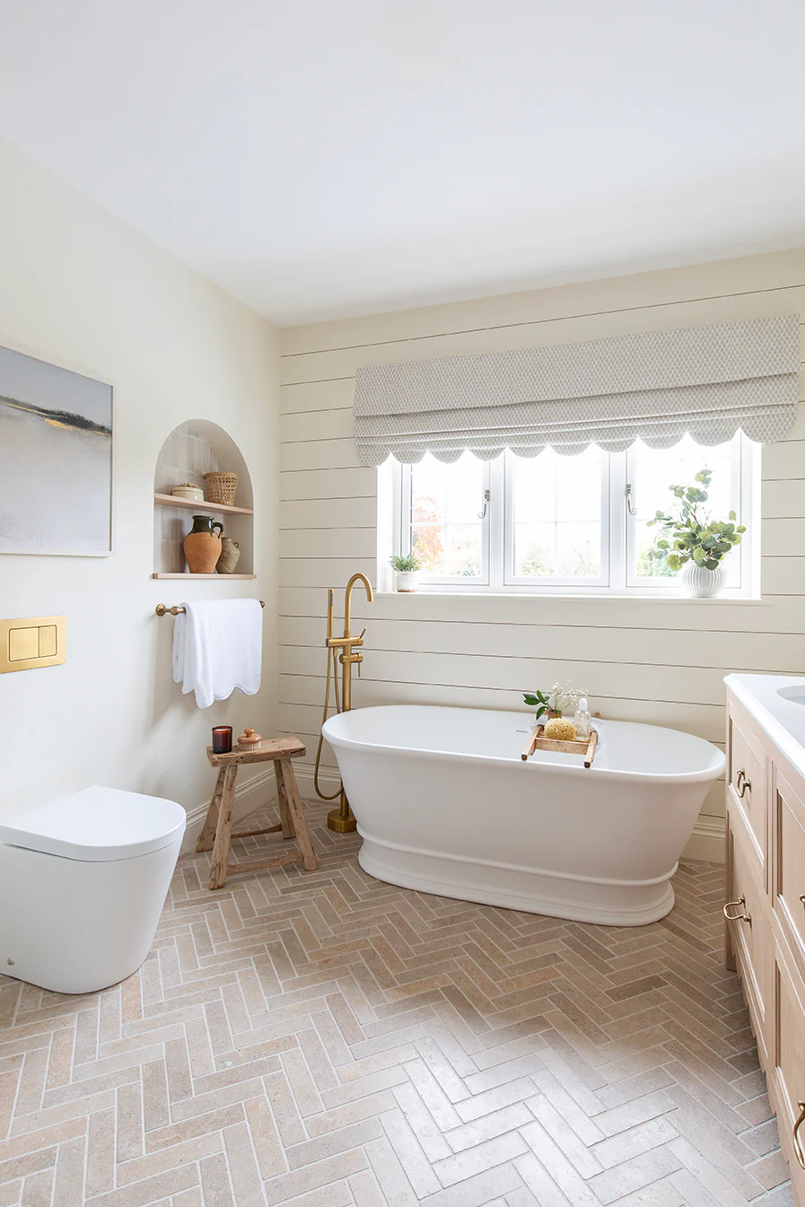Dijon Tumbled Herringbone Tiles - Image 3