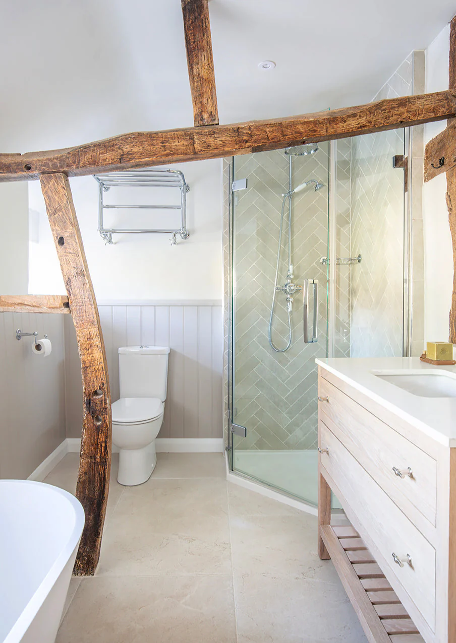Dorchester Aged White Stone Effect Porcelain Tiles - Image 16