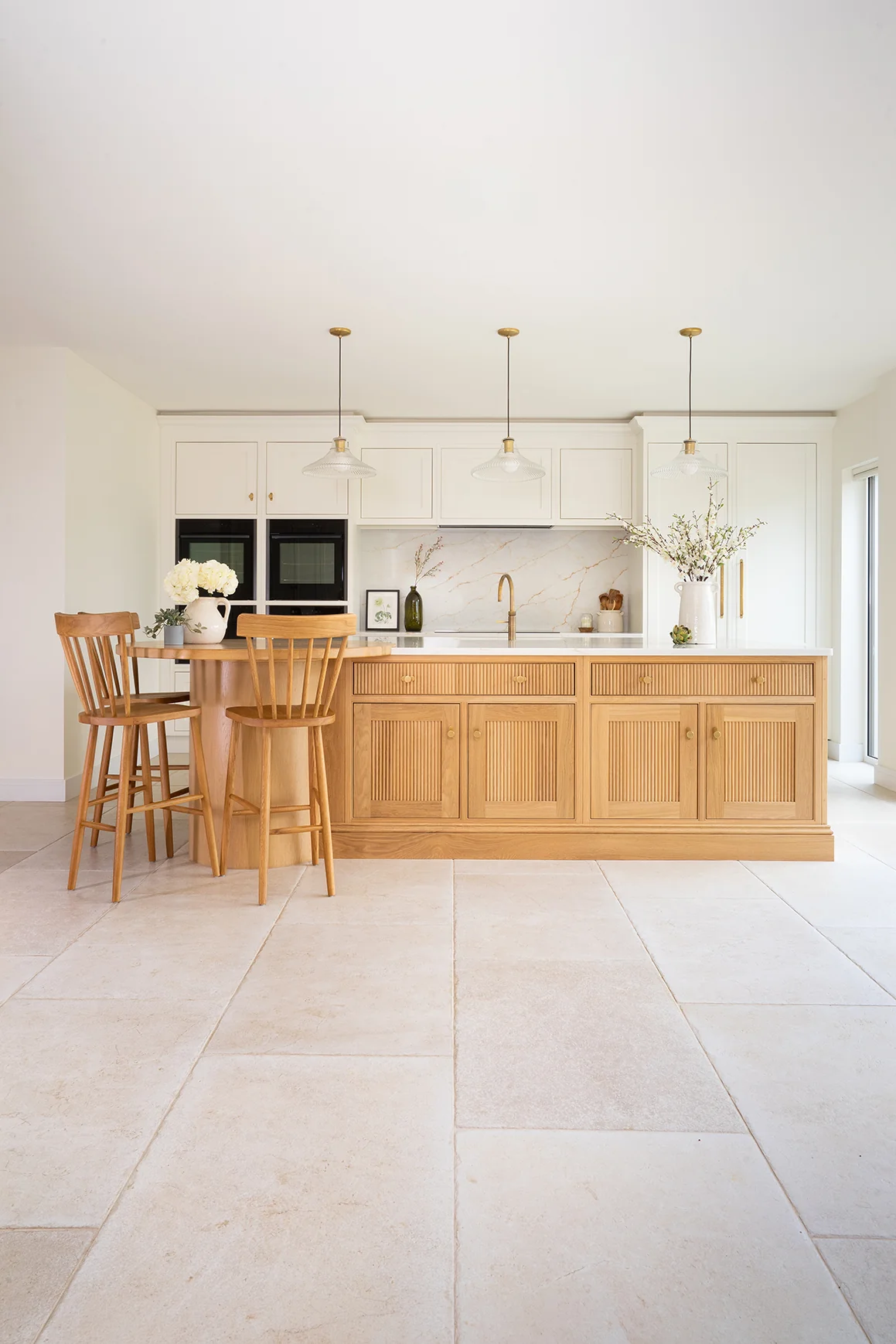 Dorchester Aged White Stone Effect Porcelain Tiles - Image 6