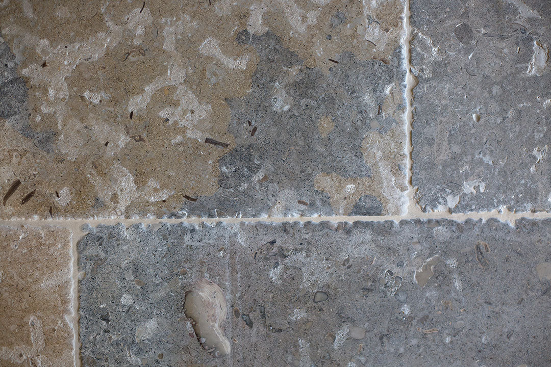 Dordogne Worn Antique French Limestone Tiles - Image 3