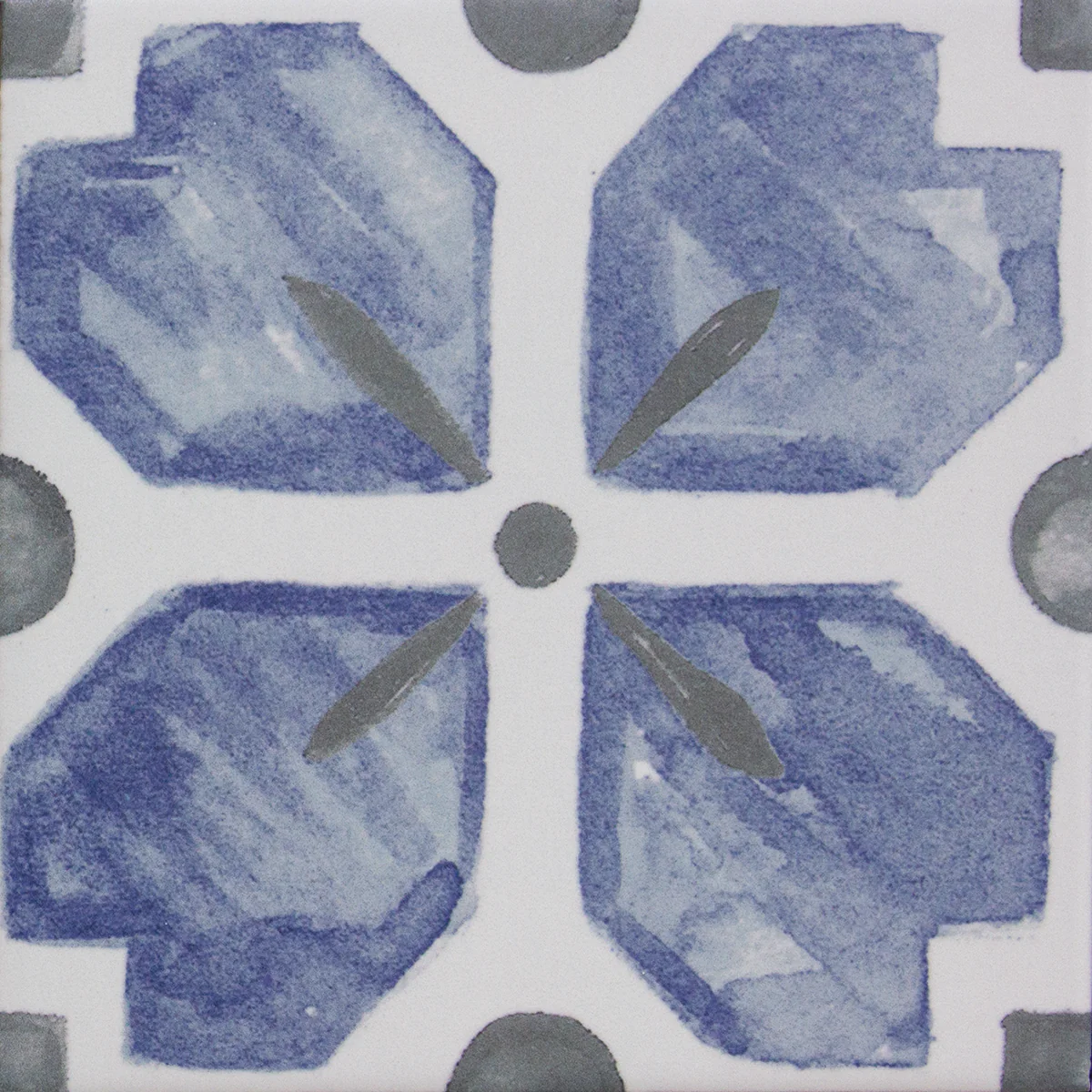 Frida Blue Patterned Tiles - Image 2