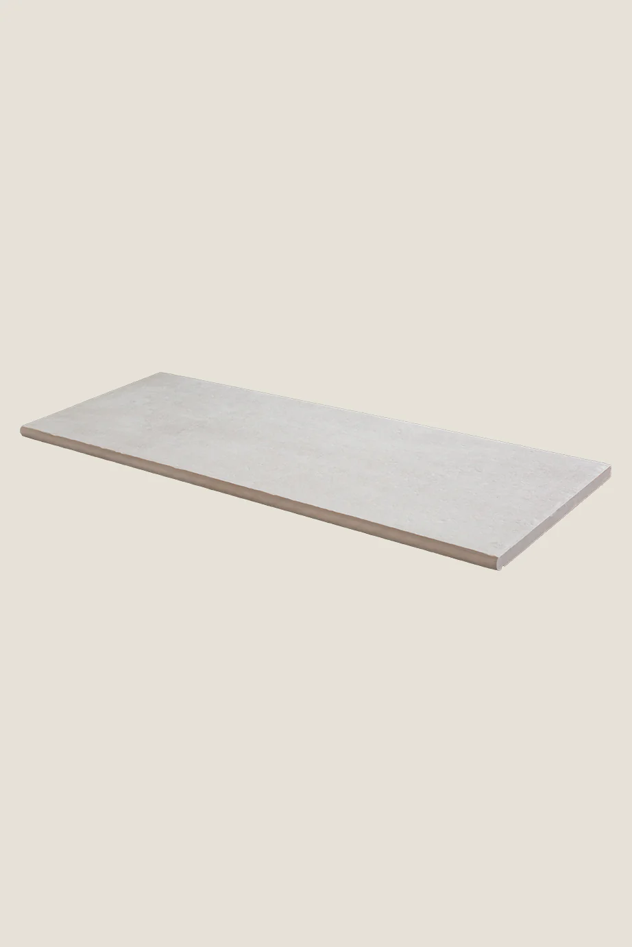 Hambleton Ivory Stone Effect Porcelain Bullnose Step - Image 3
