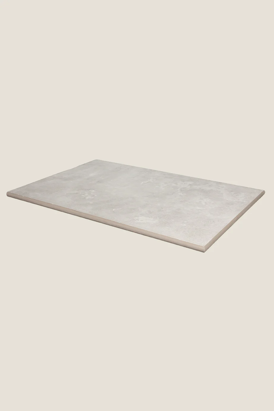 Hambleton Ivory Stone Effect Porcelain Right Corner Bullnose Step