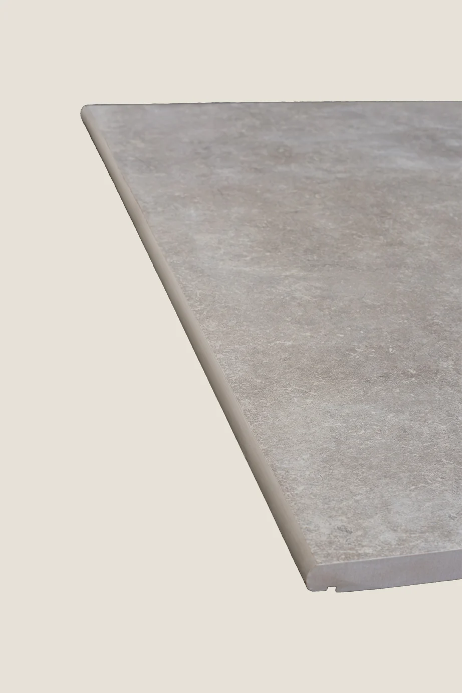Hambleton Taupe Stone Effect Porcelain Bullnose Step - Image 2