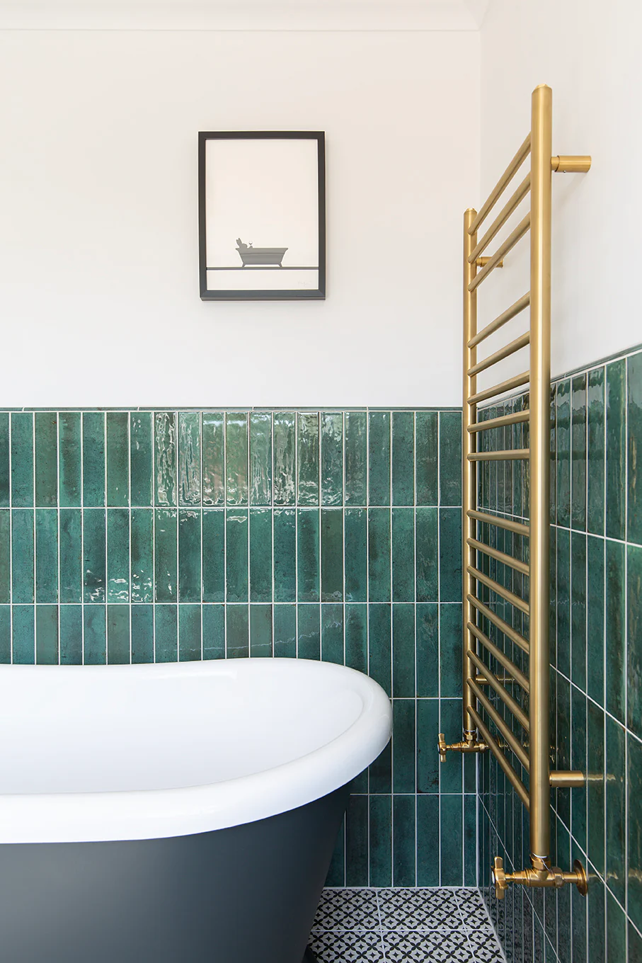 Hockley Antiqued Green Metro Tiles - Image 4
