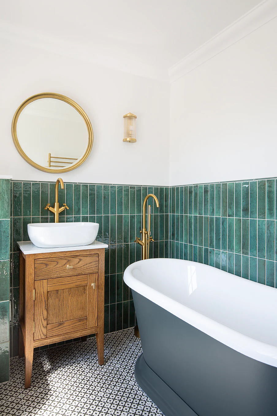 Hockley Antiqued Green Metro Tiles - Image 5