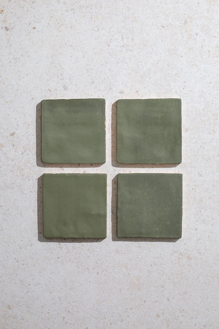 Kasbah Green Square Decorative Tiles