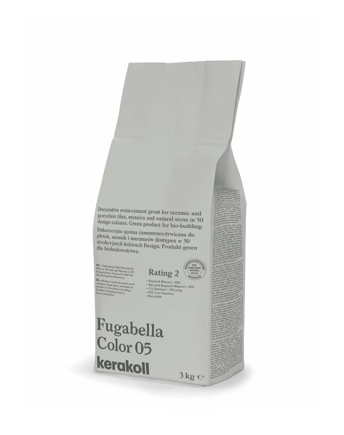 Kerakoll Color Stain Resistant Grout 05 Pale Grey 3KG