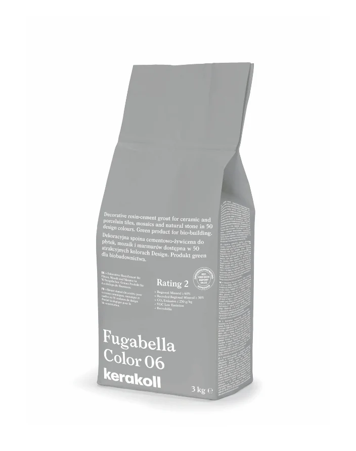 Kerakoll Color Stain Resistant Grout 06 Pearl Grey 3KG