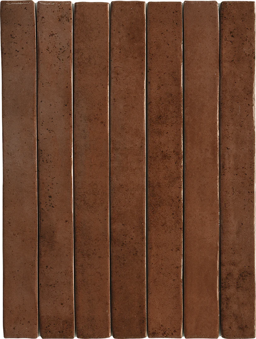 Luella Claret Red Gloss Metro Tiles - Image 4