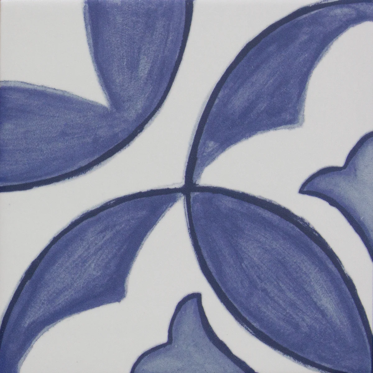 Odette Blue Patterned Porcelain Tiles - Image 2