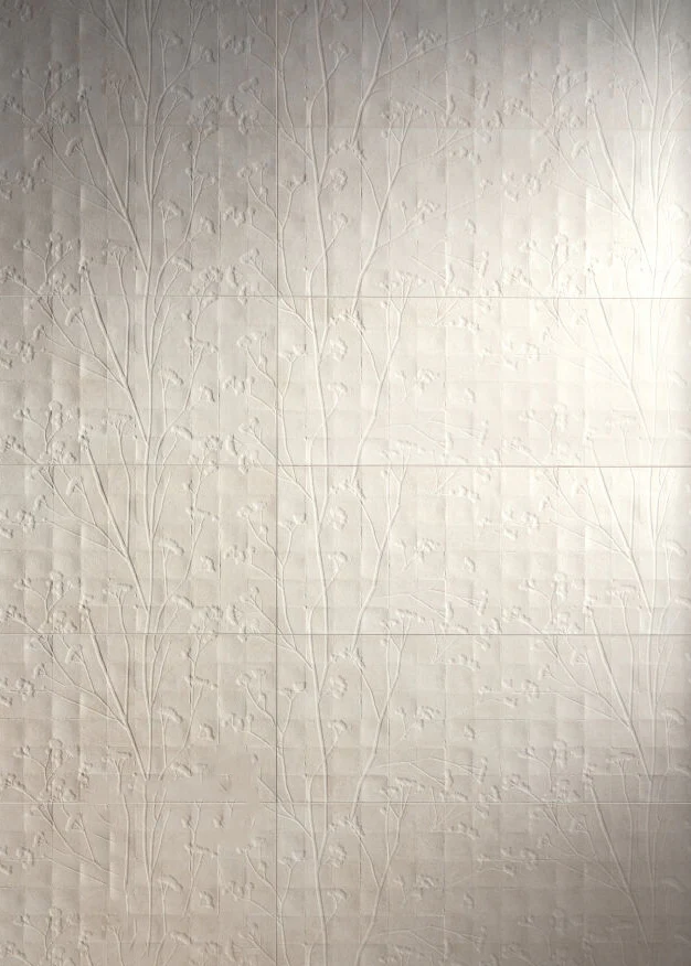 Orla Ivory Petal Decor Tiles