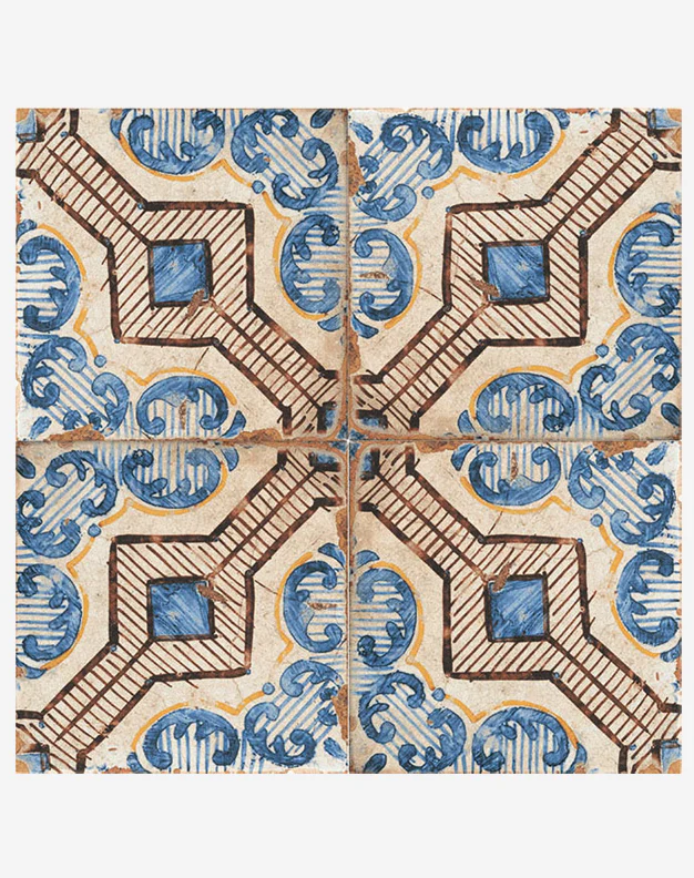 Pamplona Azul Patterned Porcelain Tiles - Image 2