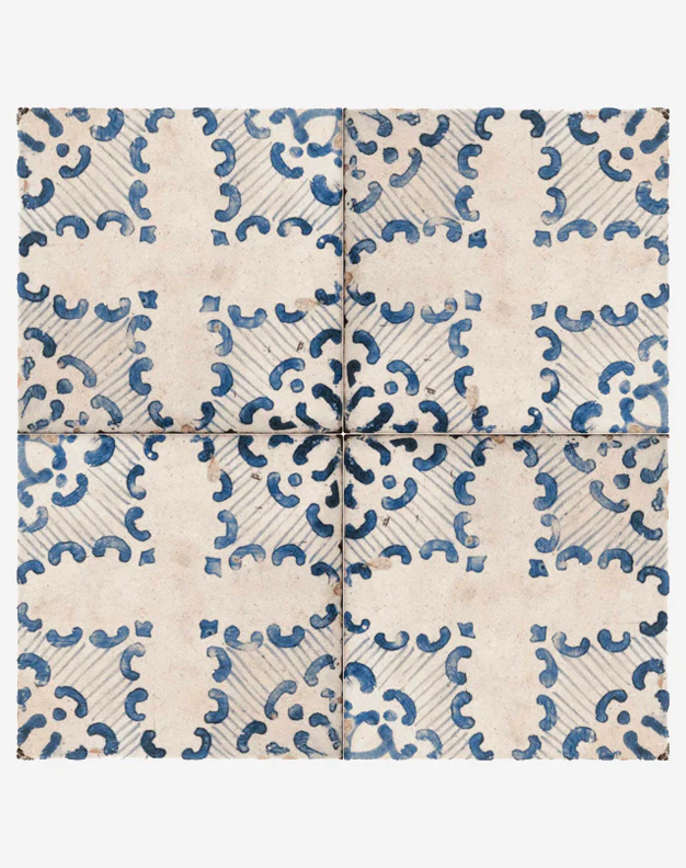 Pamplona Blanco Patterned Porcelain Tiles - Image 14