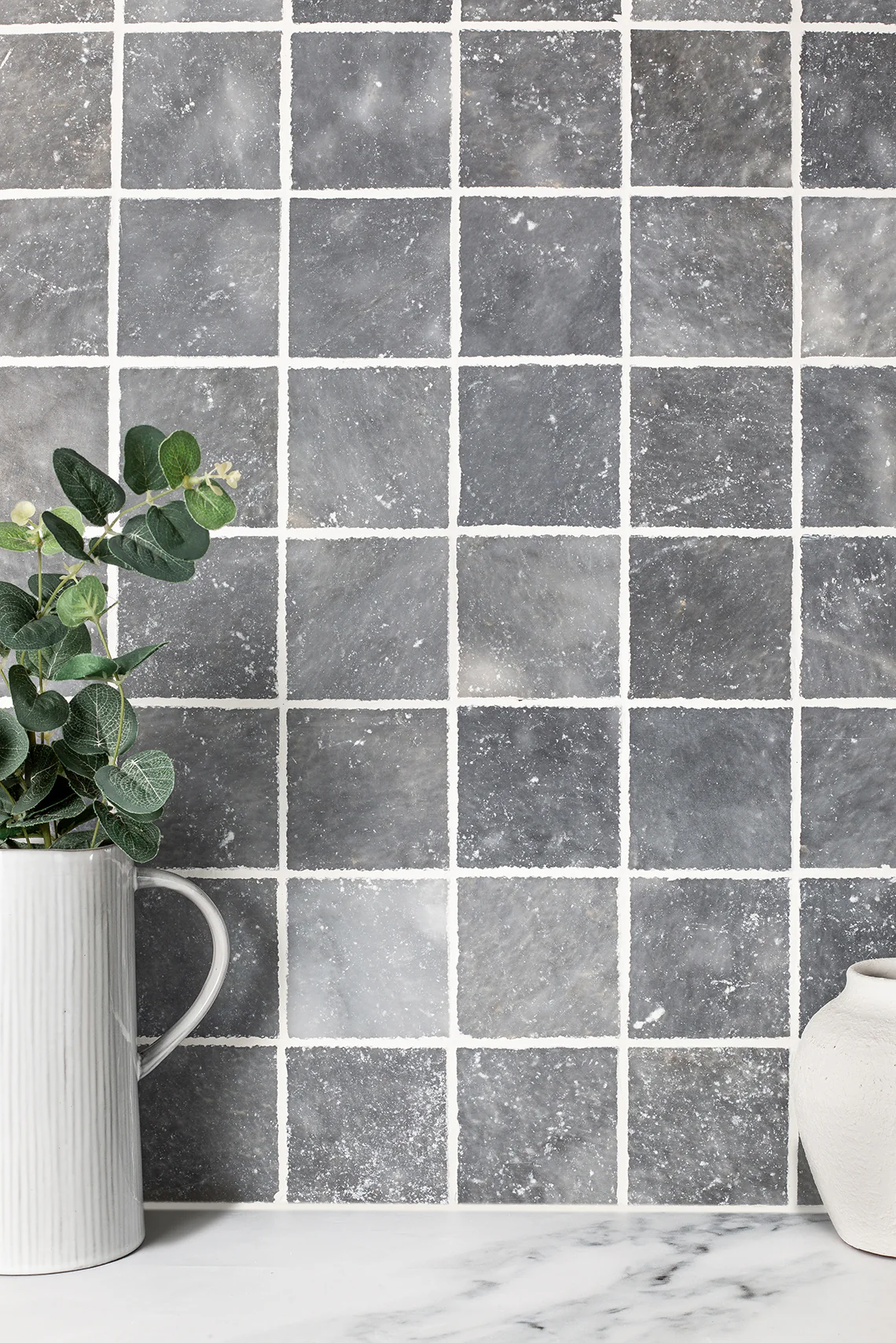 Parisian Grey Mini Tumbled Marble Tiles