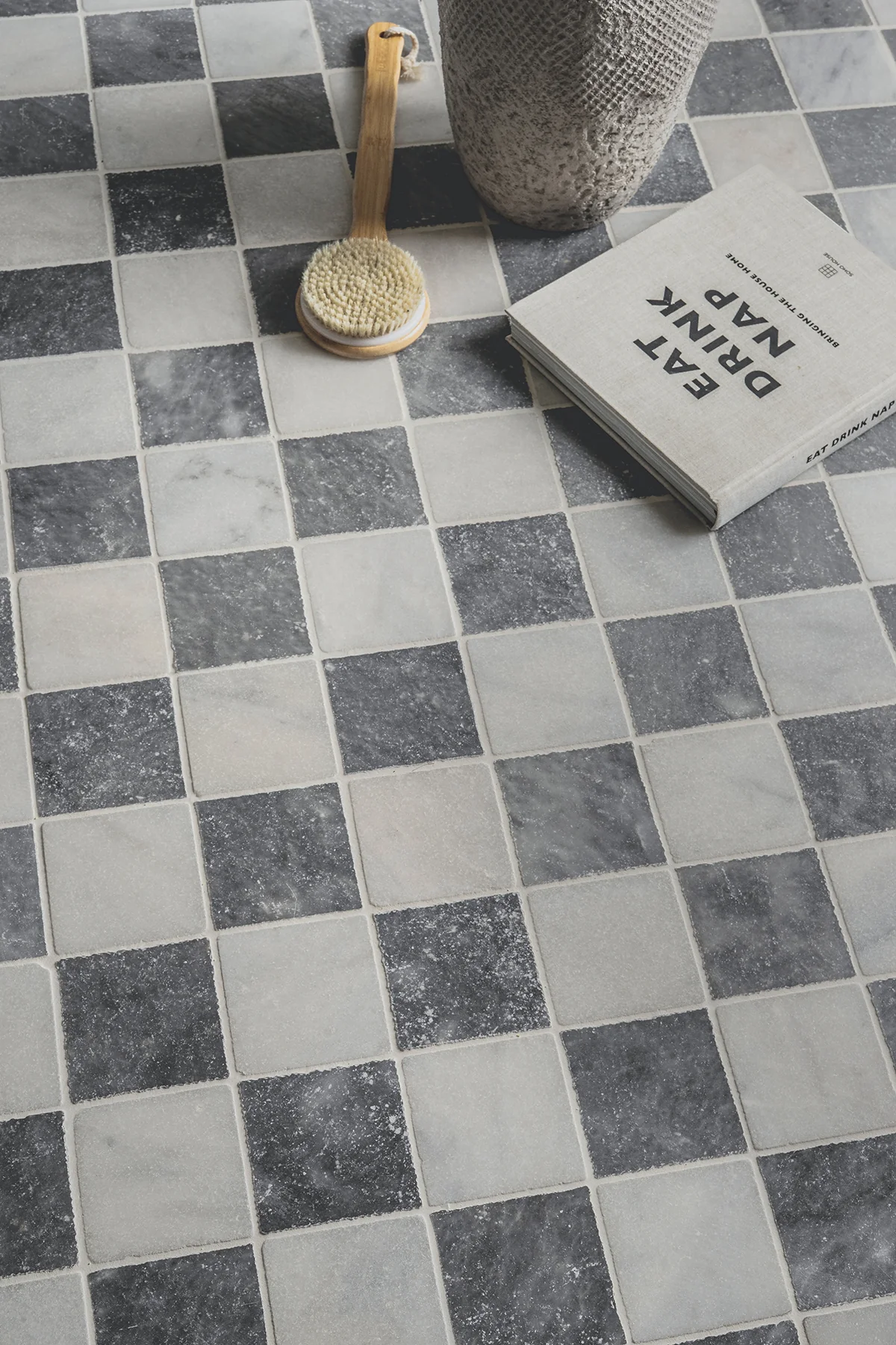 Parisian Grey Mini Tumbled Marble Tiles - Image 2