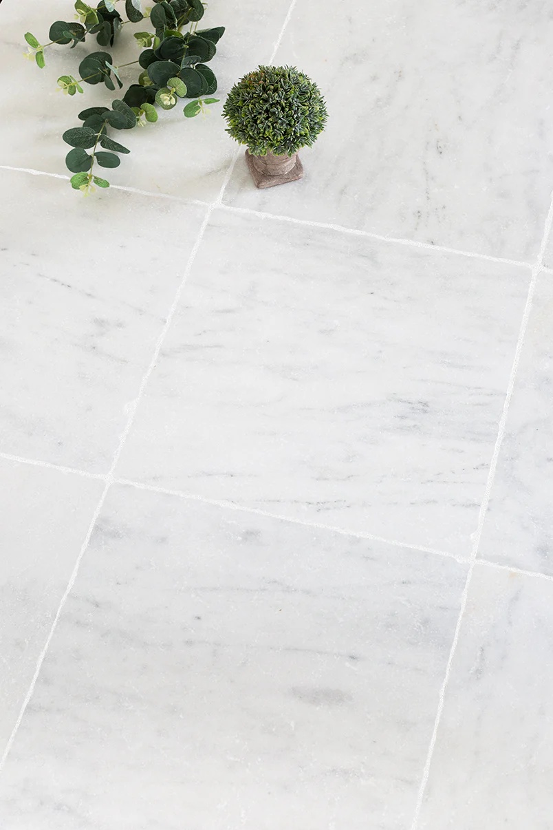 Parisian White Tumbled Marble Tiles - Image 12