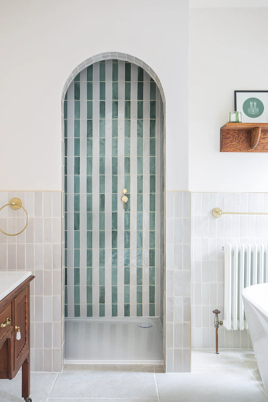 Pastello® Pistachio Gloss Metro Tiles - Image 4