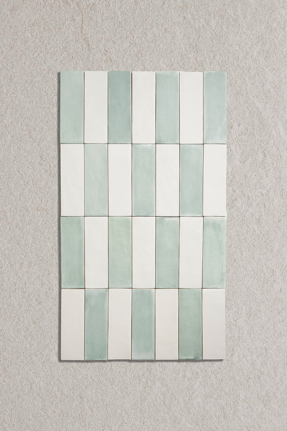 Pastello® Seagrass & Cotton Matt Chequerboard Tiles