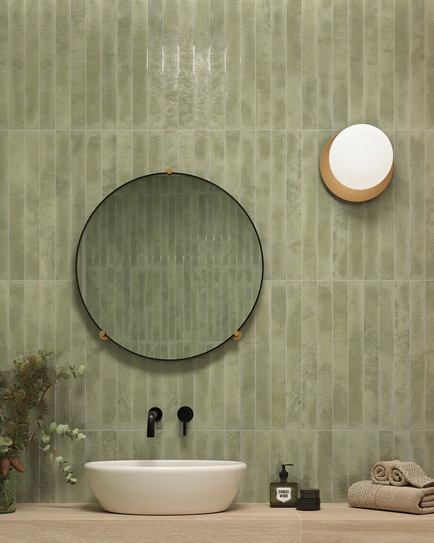 Patina Moss Gloss Metro Tiles - Image 2