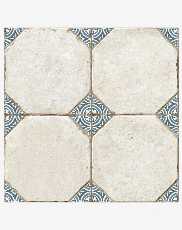 Pompei Blue Decorative Patterned Tiles - Image 2