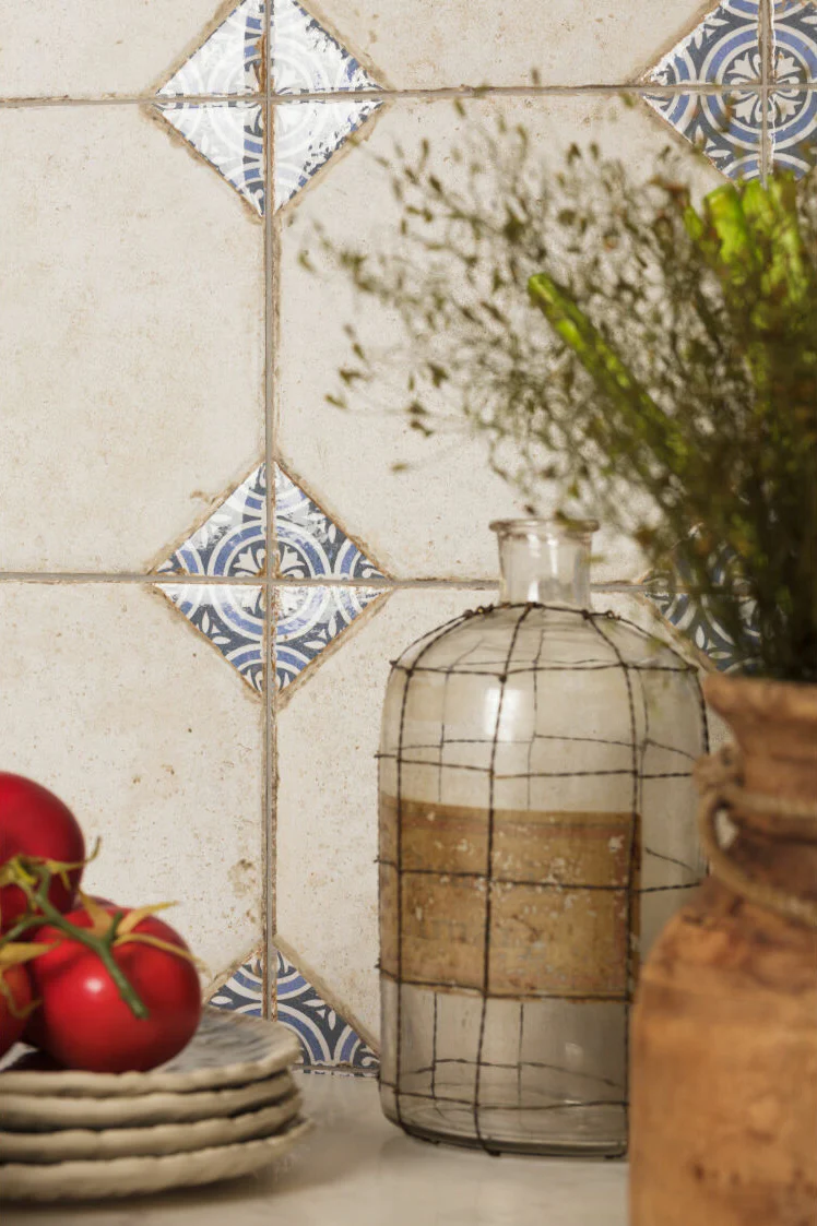 Pompei Blue Decorative Patterned Tiles - Image 4