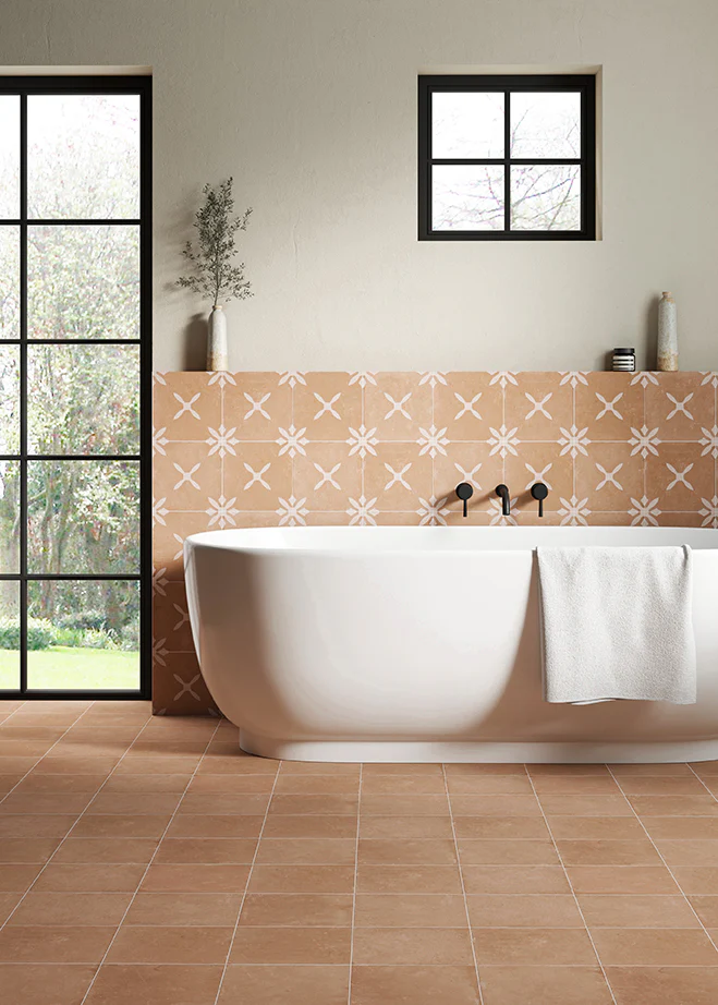 Salamanca Cotto Square Terracotta Effect Tiles