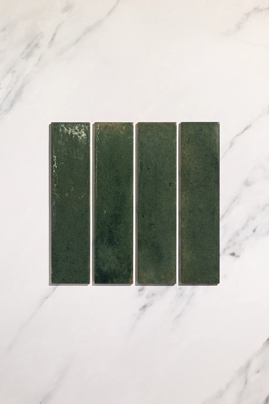Tanza Green Gloss Metro Tiles - Image 2