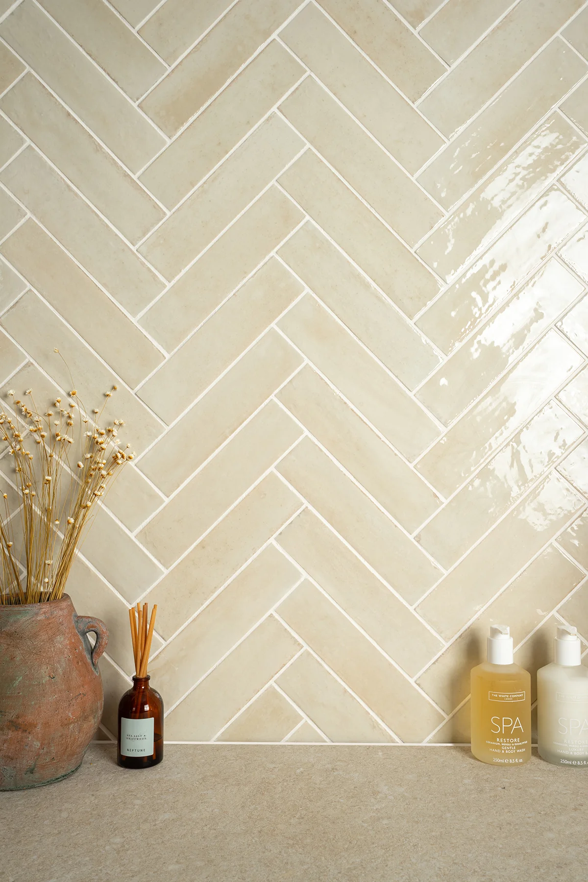 Tanza Pearl Gloss Metro Tiles - Image 3