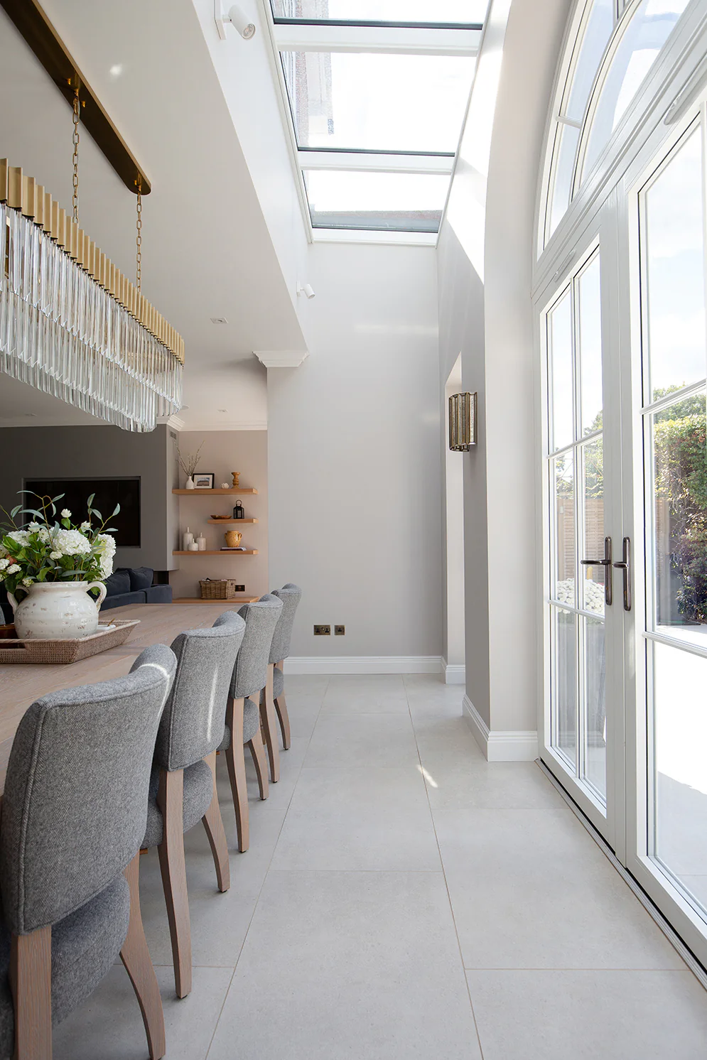 Job Lot 4.32m2 - Tiverton White Pearl Stone Effect Porcelain Tiles - Image 3
