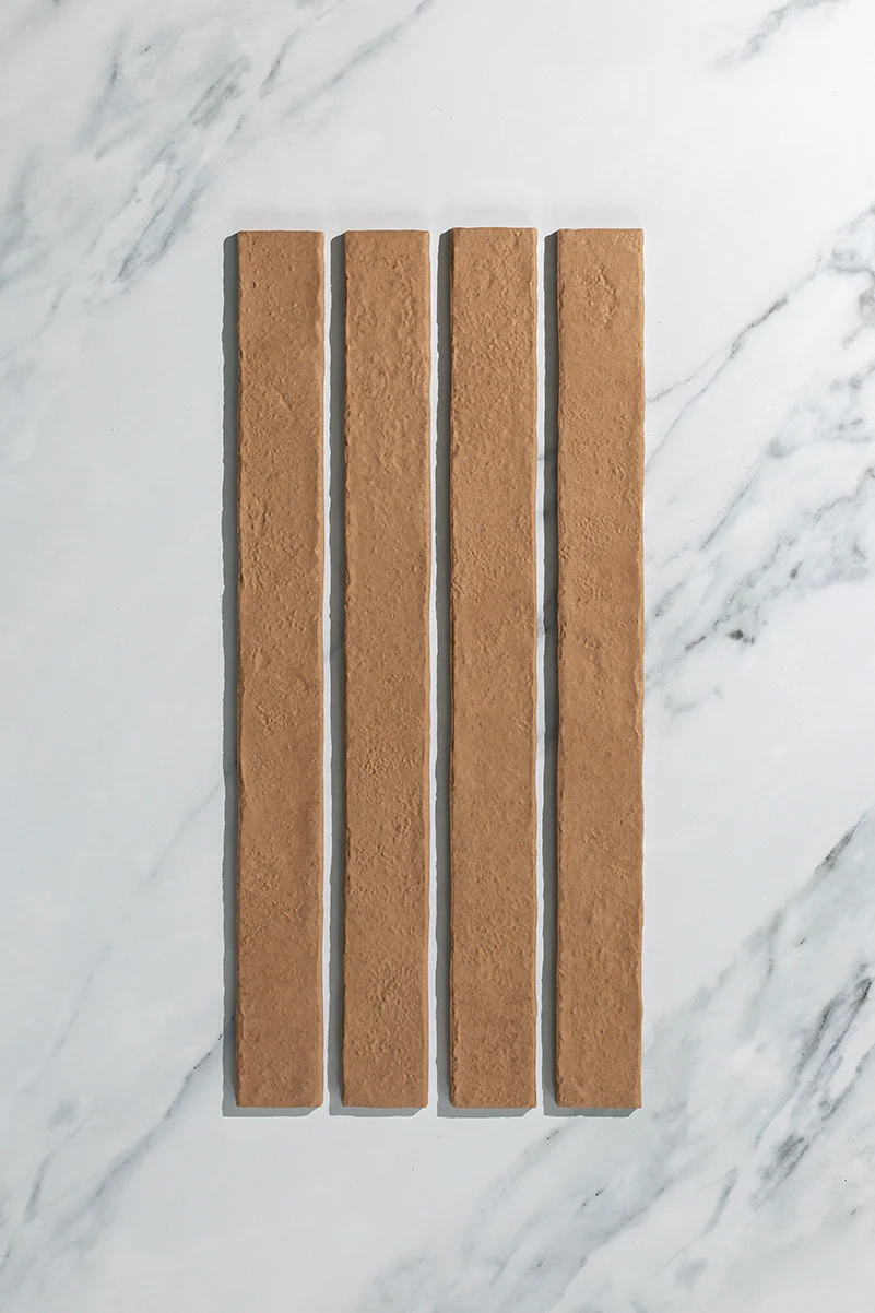 Willa Terracotta Textured Elongated Metro Tiles