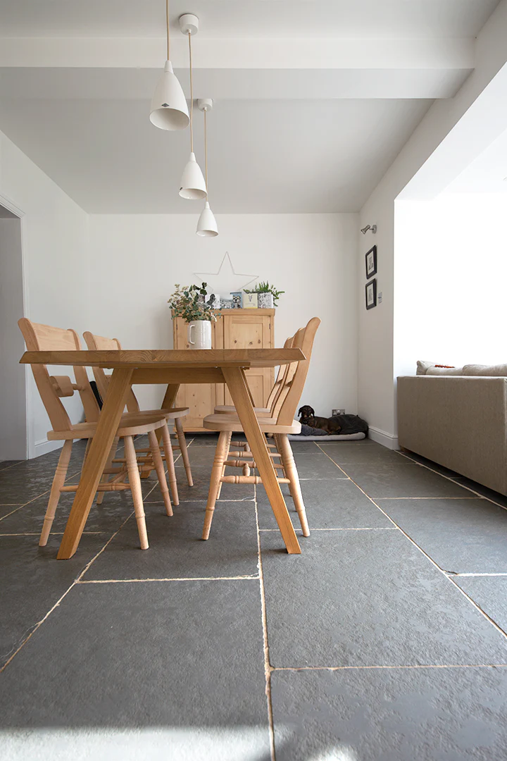 Worn Grey Antiqued Limestone Tiles - Second Selection - Image 6
